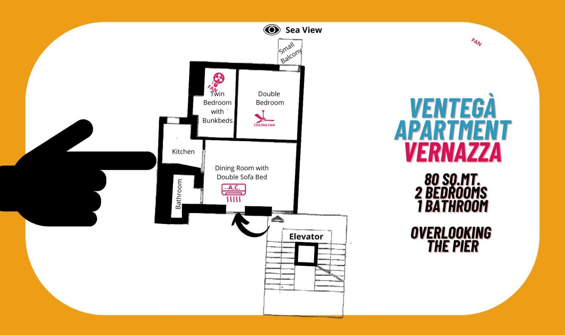 Ventega Sea View Apartment 韦尔纳扎 外观 照片